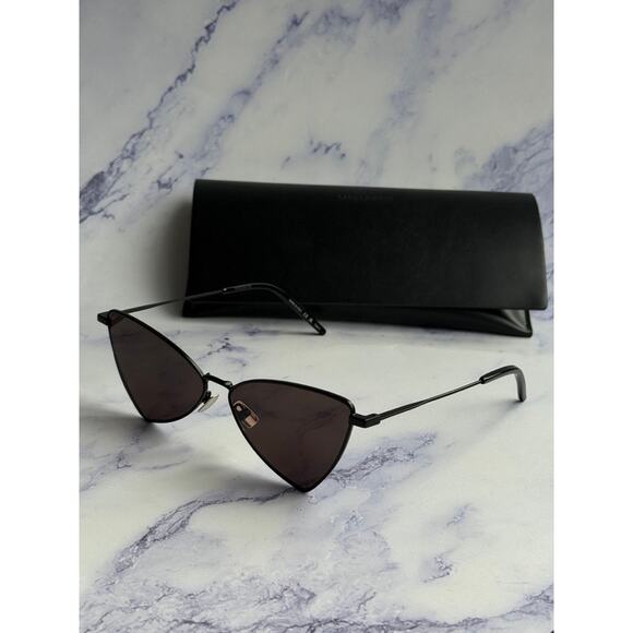 NEW Saint Laurent SL303 Jerry Sunglasses in Black - Picture 4 of 10